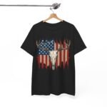 Rustic American Pride Tee, Unisex Heavy Cotton Tee, Perfect for BBQs, Patriotic Events, Outdoor Adventures, Gifts for Hunters - Image 14