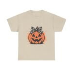Halloween Pumpkin Graphic Tee, Unisex Cotton T-Shirt for Fall, Halloween Party Outfit, Funny Pumpkin Shirt, Autumn Apparel - Image 9