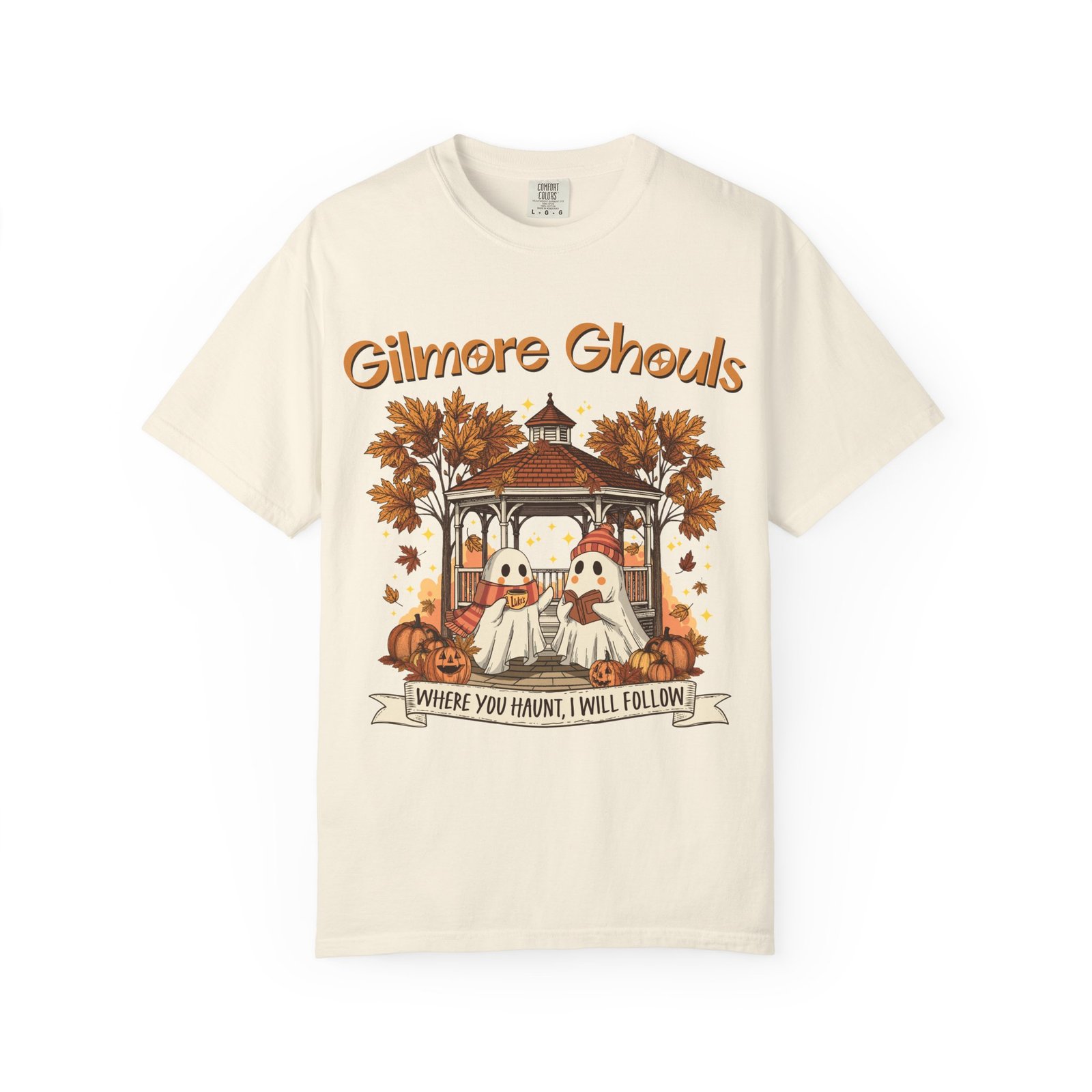 9640270394669532168_2048.jpeg Gilmore Ghouls Unisex T-Shirt, Fall T-Shirt, Halloween Apparel, Spooky Season Shirt, Cozy Casualwear, Gift for Fans - Image 5