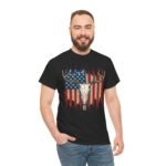 Rustic American Pride Tee, Unisex Heavy Cotton Tee, Perfect for BBQs, Patriotic Events, Outdoor Adventures, Gifts for Hunters - Image 15