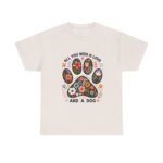 Floral Dog Lover Tee - All You Need Is Love and a Dog, Gift for Dog Parents, Animal Lovers T-Shirt, Pet Adoption Awareness, Casual [...] - Image 14